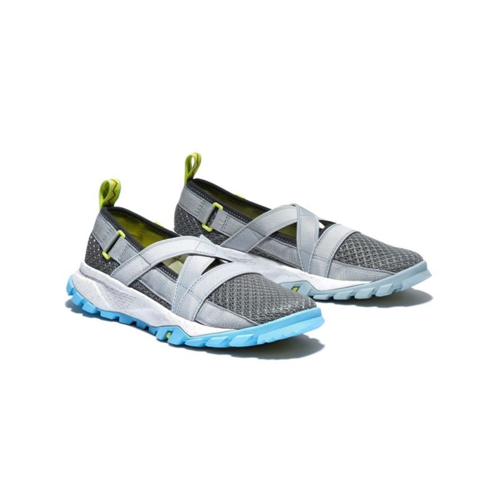 TIMBERLAND Womens Gray Garrison Trail Wedge Slip On Athletic Walking Shoes 6 M